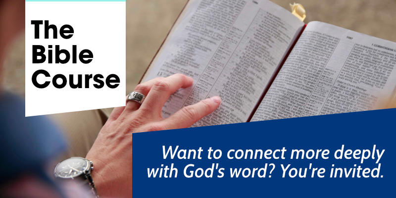 Bible course advert
