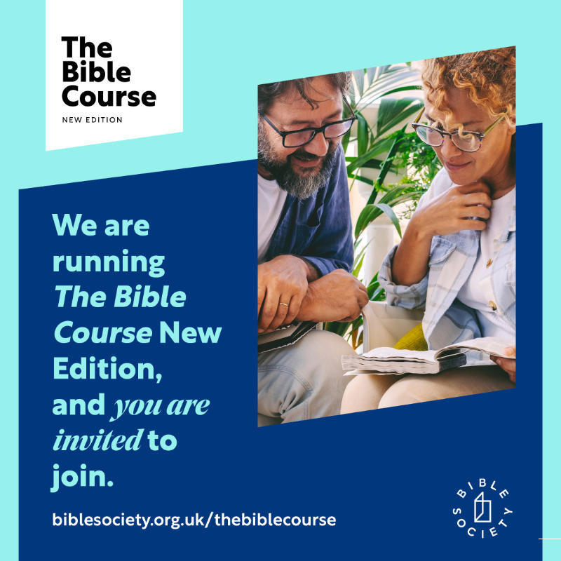 Bible course advert