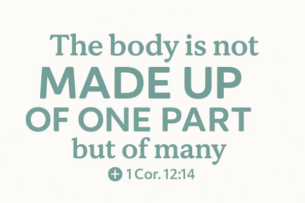 1 Cor 12:14